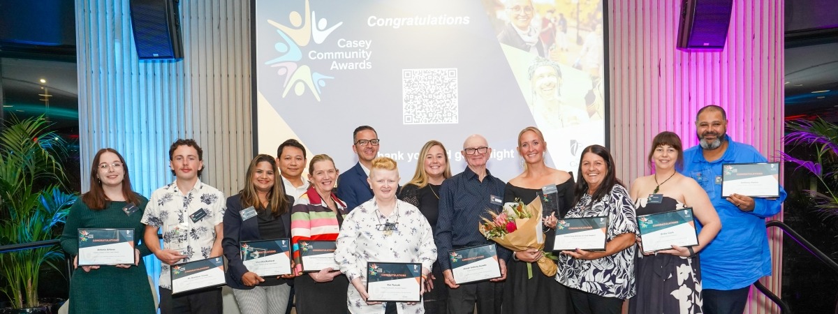 casey community award image with members of the community