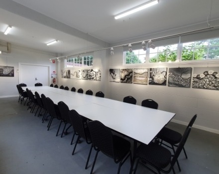 Hayshed Arts Space table and chairs