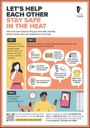 A guide to helping each other in the case of heat